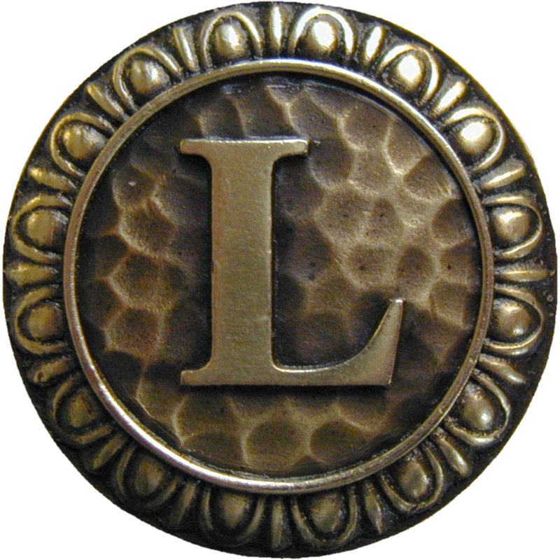 Poignée champignon Jewel, Laiton antique