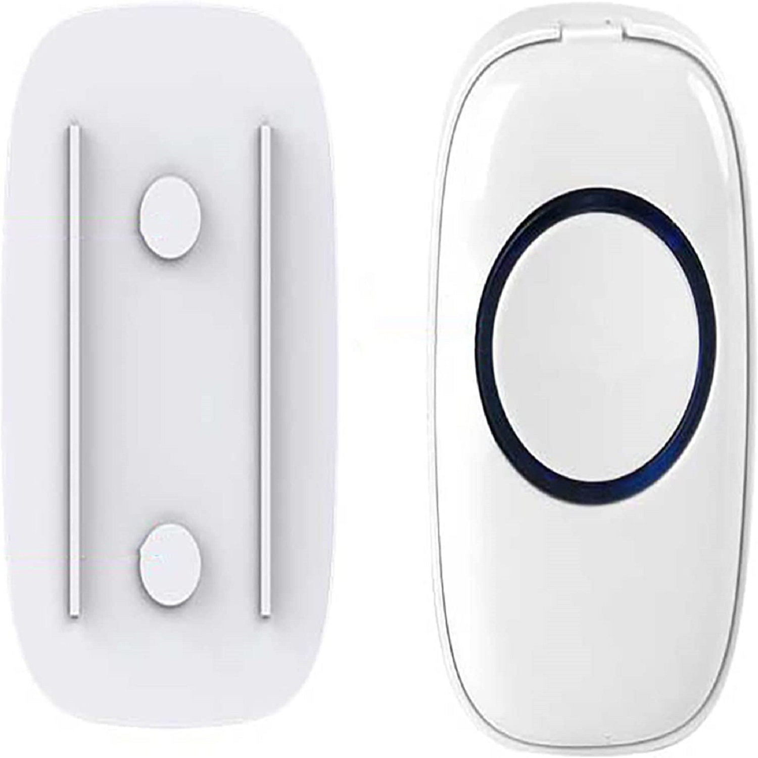 Generic LED Wireless Doorbell Smart Waterproof Door Bell- White