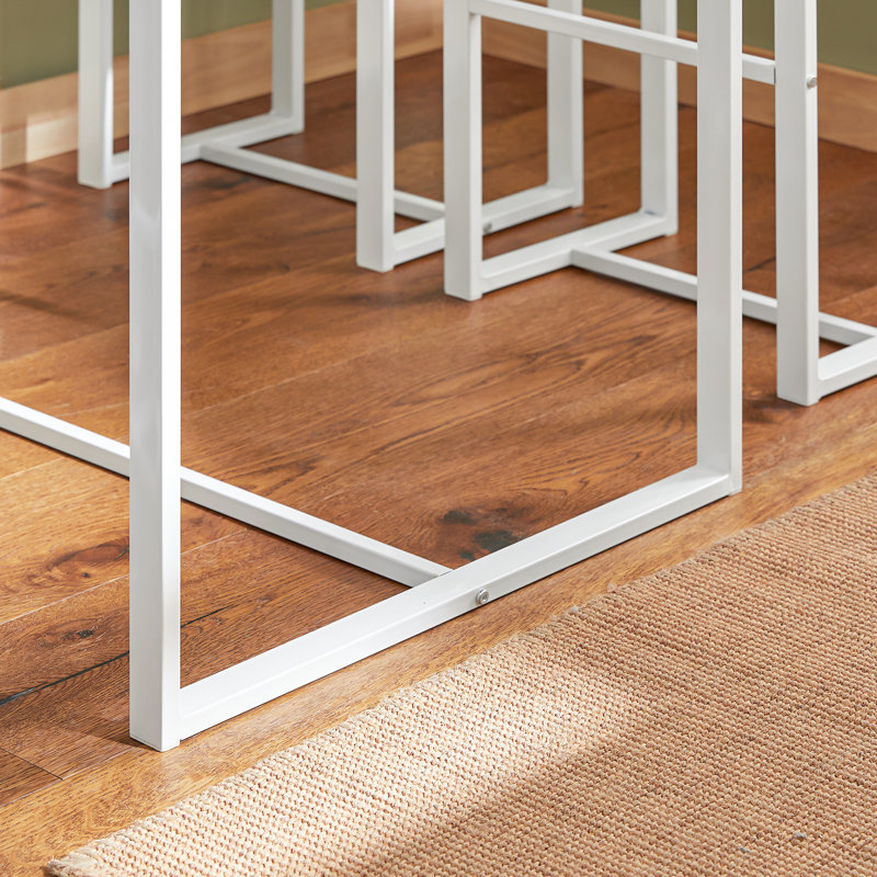 Thialvi 100cm Bar Set, White/Oak