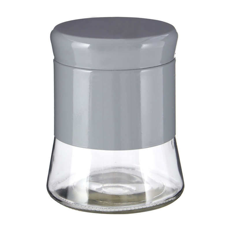 Glass Jar, Grey