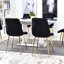 Alantae 121.9cm H Tufted Polyester Blend Upholstered Metal Side Chair-59059538-59059537