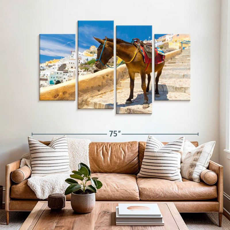 Brampt Donkey Taxi In Santorini, 42" H x 68" W