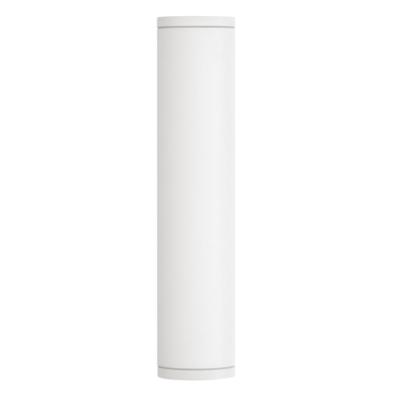 Hinkley Silo Large Up/Down Wall Mount Lantern, Textured White