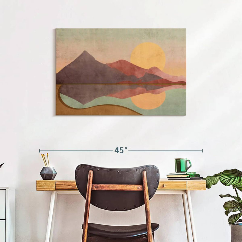" Boho Sundown Canvas Print ", 24" H x 36" W x 1.25" D