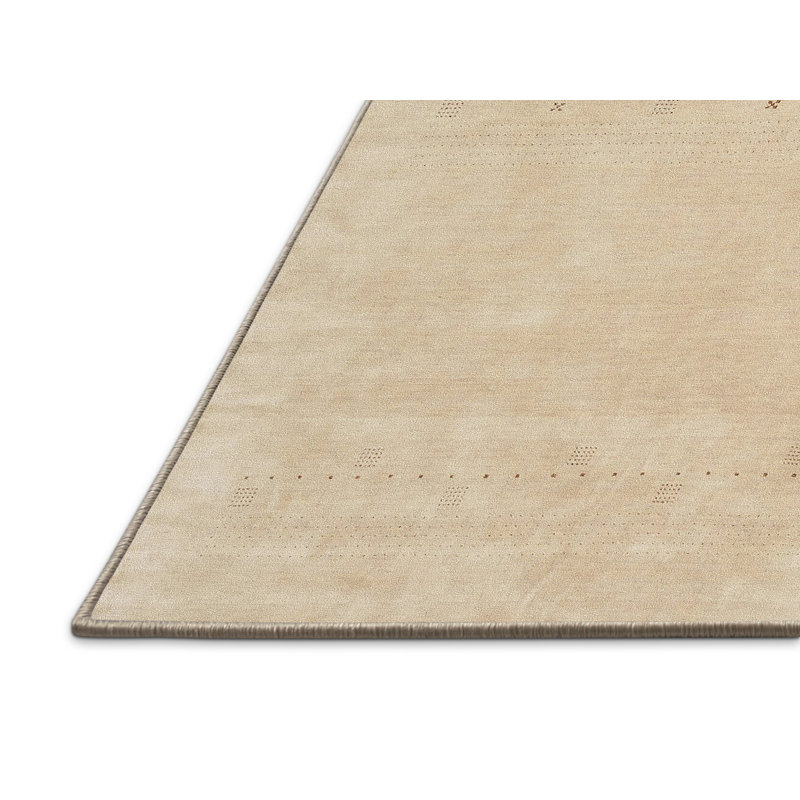 Surface beige contemporaine tapis, Rectangle 5 pi x 7 pi