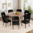 Upholstered Solid Wood Dining Side Chair-1023225748