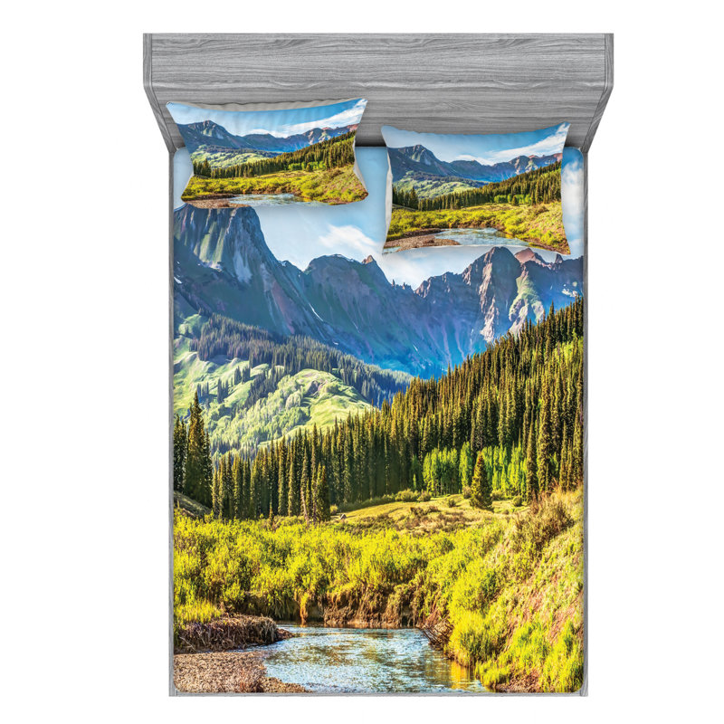 Microfiber Sheet Set, Full Sheet Set with Fitted Sheet