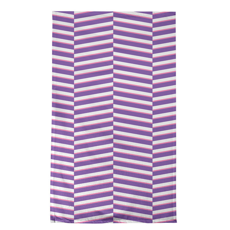 Jaya Tea Towel Kitchen Towel, Light Purple/White, Cotton Twill