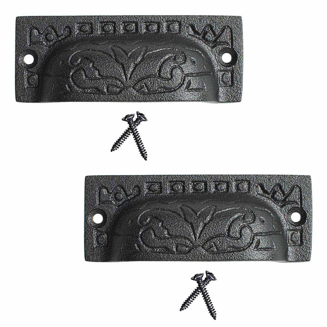 Iron 3" Center to Center Bin Pull Multipack (Set of 2) The Renovators Supply Inc.