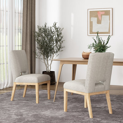 Dhriya Upholstered Parsons Chairs (Set of 2)