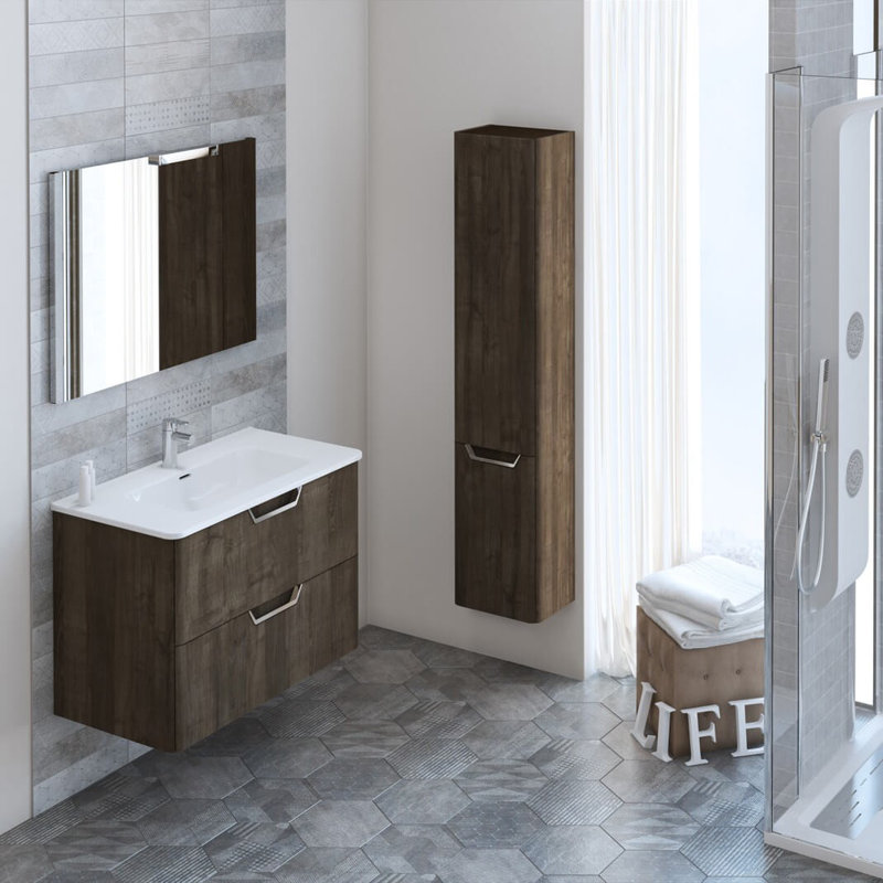 Ensemble de meuble-lavabo simple 32 po Finneytown, Blanc brillant