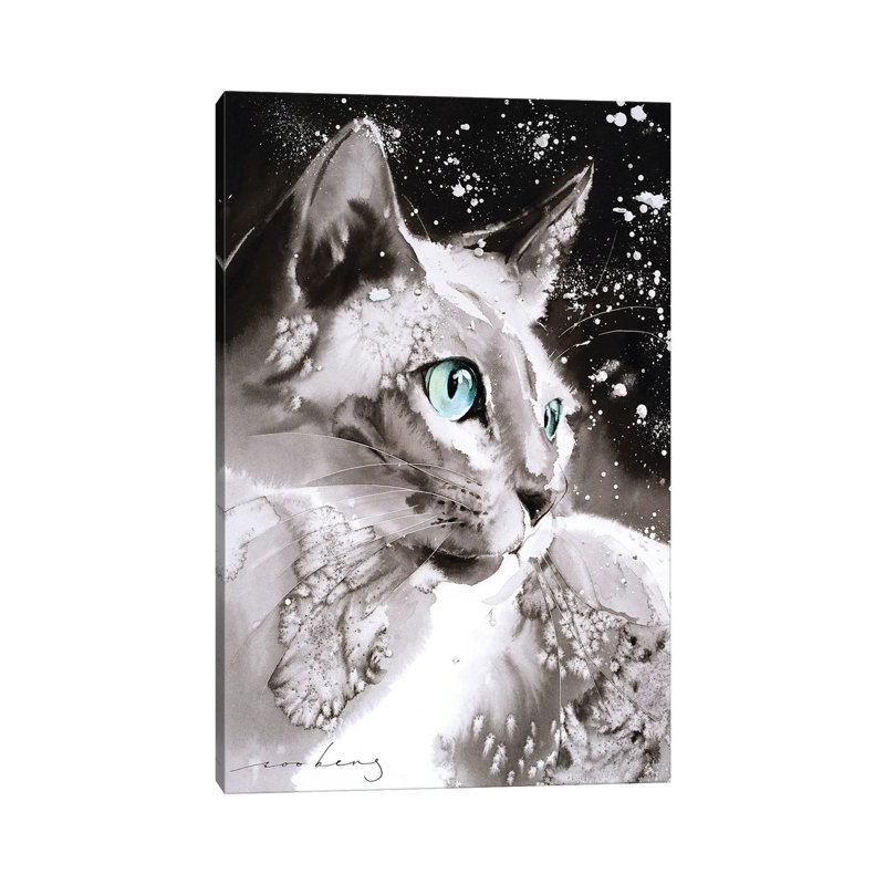 Cool Cat by Soo Beng Lim - Wrapped Canvas Print