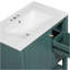 Meuble-lavabo de style transitionnel 30 po avec lavabo en céramique