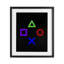 «Game Game Shapes», reproduction encadrée sous verre, conception de Kim Allen-2121001260-2121001262