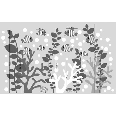 Nautical & Beach Non-Wall Damaging Wall Decal