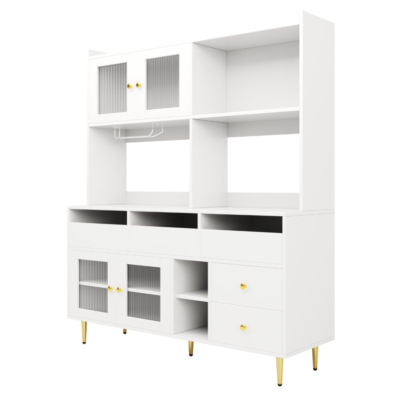 171cm Kitchen Pantry, White