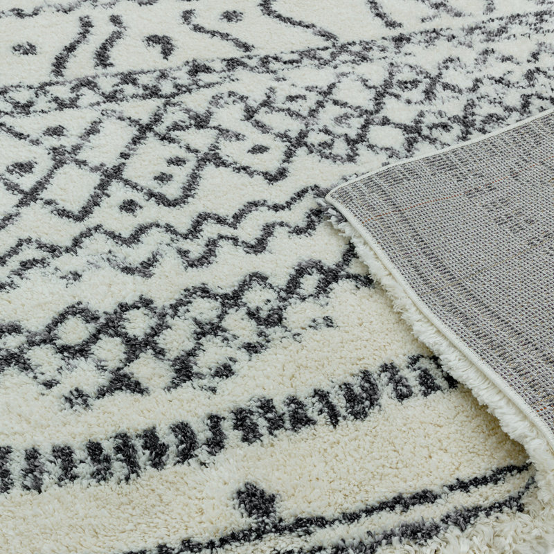 Manilow Moroccan Shag Area Rug, Rectangle 120 x 170cm