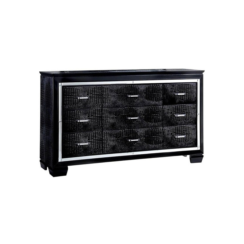 Commode Bellanova, noire, Noir