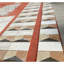 Marbre 12 x 24 - blanc or rouge, gris, style enchanteur, carrelage de style gris