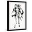 «Twin Fashionistas II» par Marmont Hill - peinture encadrée-815597842