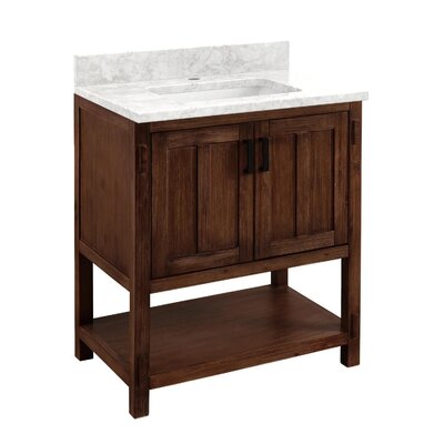 30"" Morris Single Bathroom Vanity Set with Rectangular Undermount Sink -  Signature Hardware, 456800