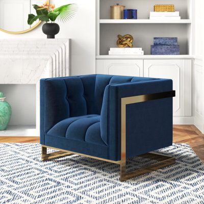 Belva Velvet Armchair