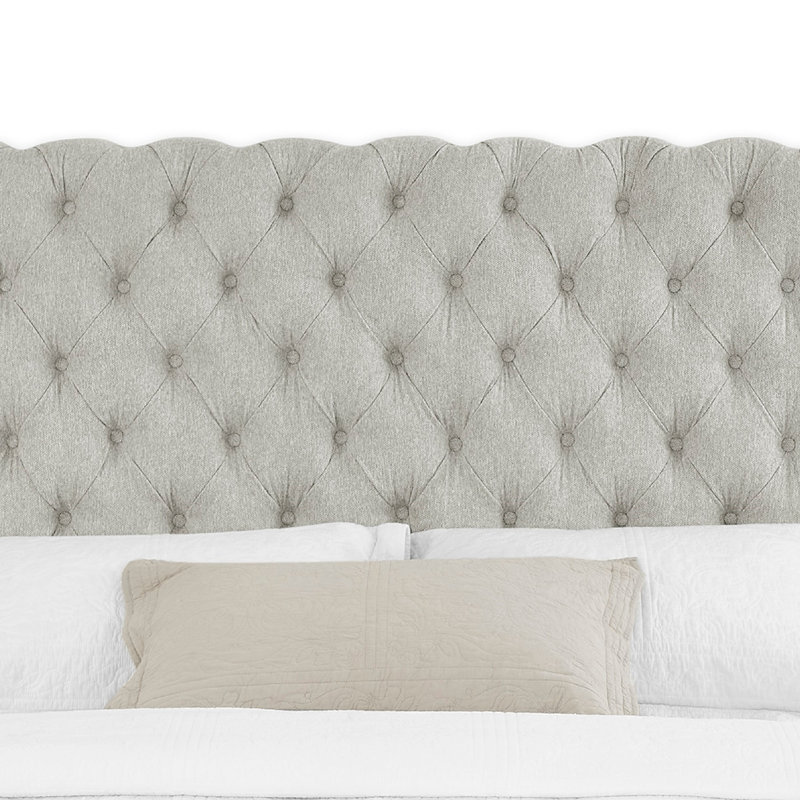 Mobilier de chambre à coucher 1Pc, Gris colombe, Grand lit