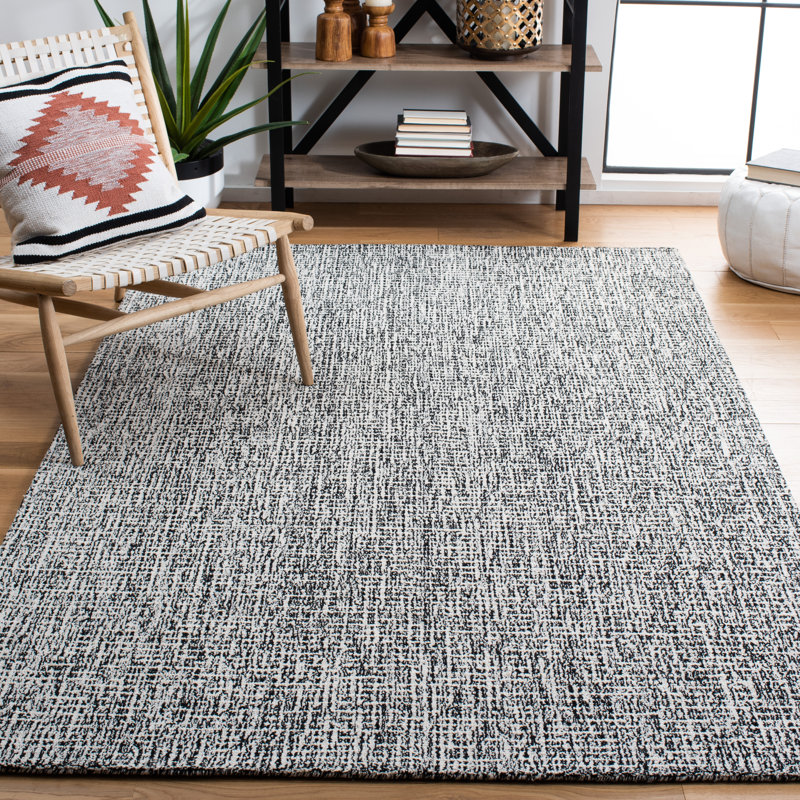 Tapis en laine touffeté à la main Jotyi, Rectangle 10 pi x 14 pi