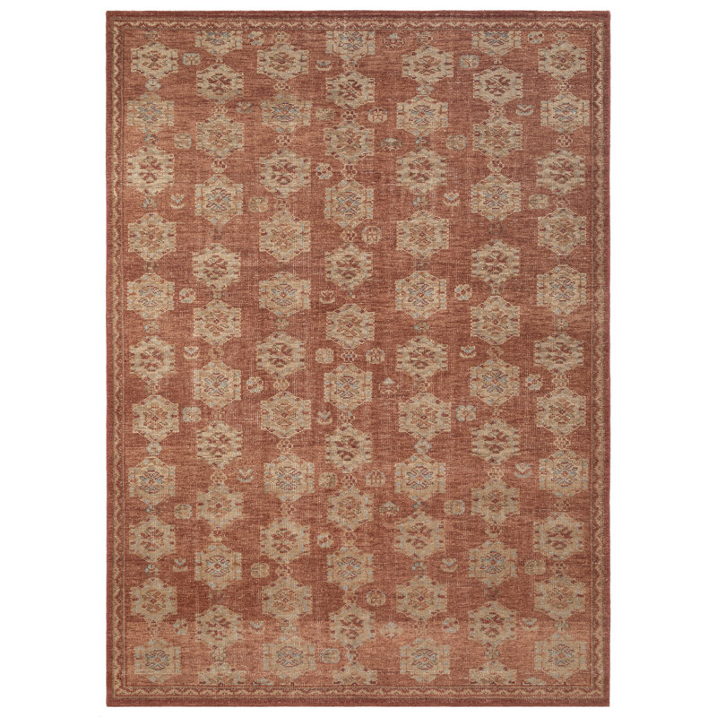 Tapis intérieur en laine noué à la main Maeve Evelyn, Rectangle 9 pi x 12 pi