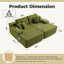 Canapé-lit 83,87 po avec matelas double