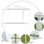 120'' W x 120'' D Party Tent