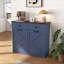 Armoire poubelle double inclinable Farmhouse Blue