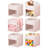 mDesign Fabric Baby Nursery Storage Cube with Front Window-363231749-363231748