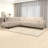 Amara Left Sectional Cream Fabric Sofa
