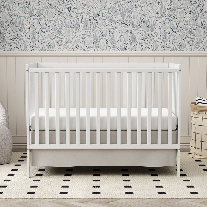 Lit de bébé convertible 5-en-1, Blanc