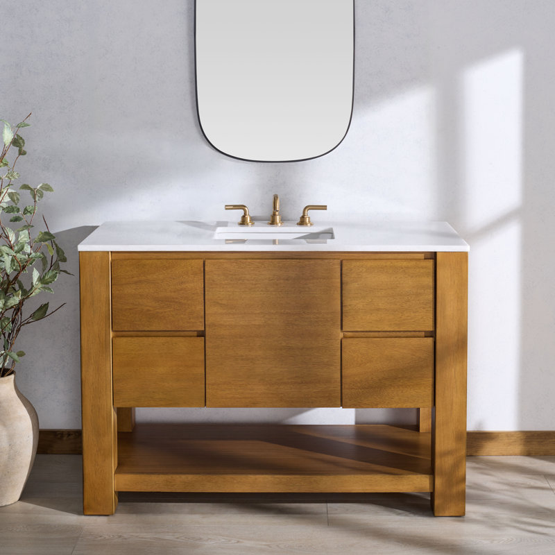 Grayton Bertino Single Sink Bathroom Vanity, 48"