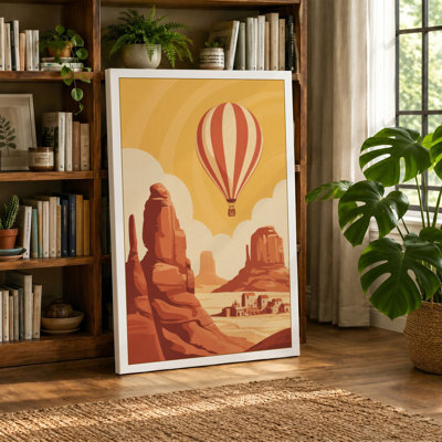 Desert Adventure Vintage 1 Piece Wrapped Canvas Wall Art