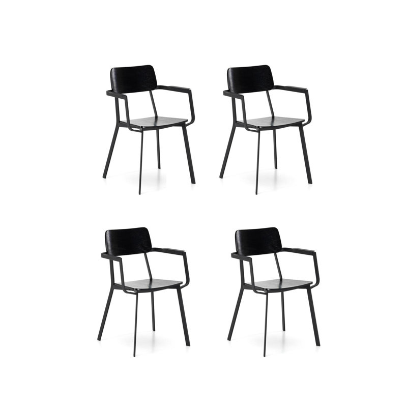 Emmert Dining Chair, Black