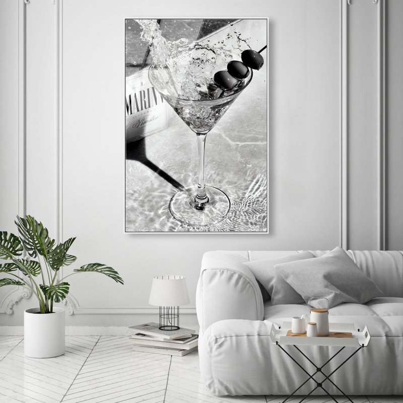Chill Time II Print by Oliver Gal, 31"H x 21"W, White Floater Frame