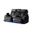 Ensemble de salon inclinable 3 pièces Fortuner avec fonction de massage inclus - noir-1780563833