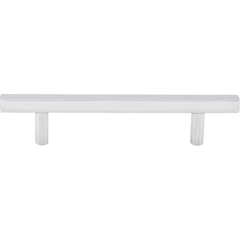 Dominique Bar Pull, Polished Chrome, 3 3/4"