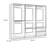 Dee Modular Closet System, 4 Clothing Racks, 2 Drawers, Wood-100491036