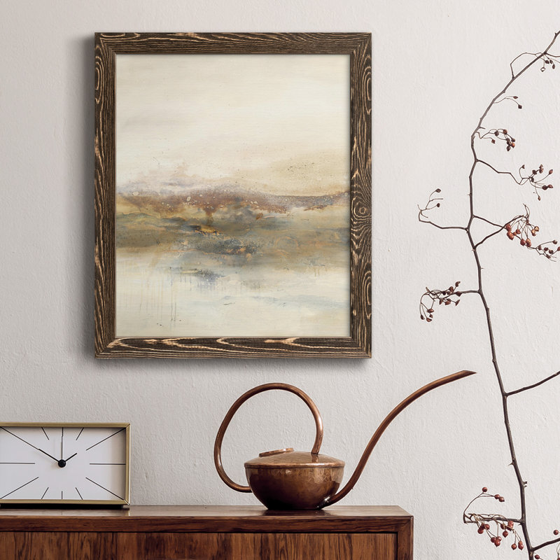 Impression sur papier «Keeping Secrets II», H 24 po x l 18 po x P 1,5 po, Noyer