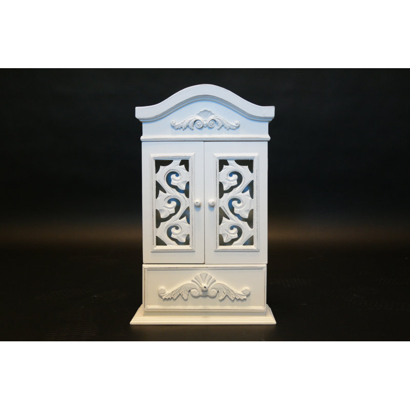 Como Solid Wood Wall Organizer with Key Box