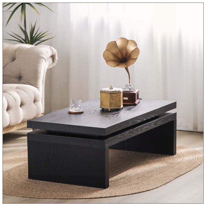 Table basse moderne, Noir
