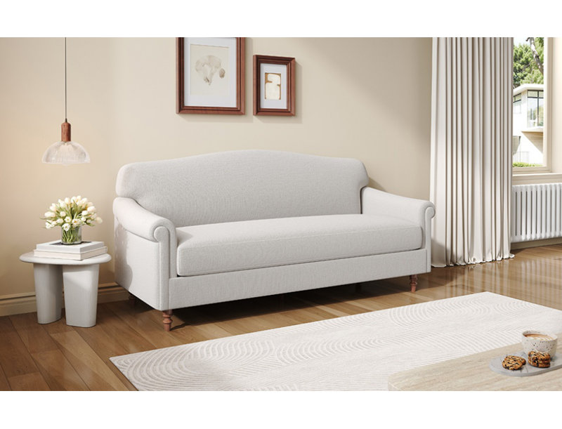Causeuse 2 places Modern, Gris clair