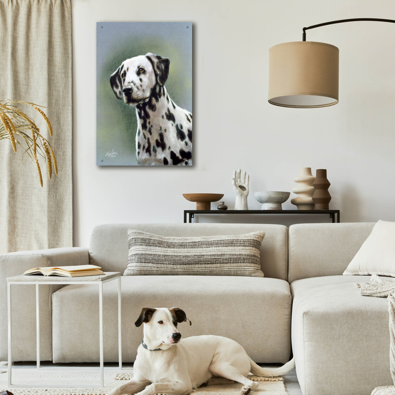 «Puppy Eyes Dalmatian» par John Silver, H 36 po x l 24 po x P 0,2 po
