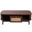Table basse en rotin rustique Halden
