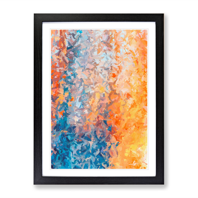 Broken Through - Single Picture Frame Print, Black, 34cm H x 25cm W x 2cm D