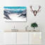 Aletsch Glacier In Switzerland Painting - Wrapped Canvas-56659618